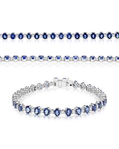 Oval Sapphire Bracelet