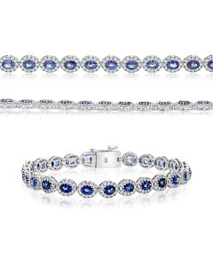 Oval Sapphire Bracelet