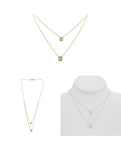 Baguette Diamond Necklace
