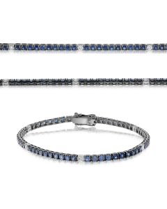 Round Sapphire Bracelet