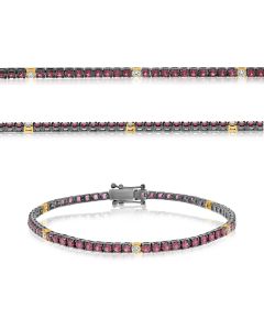 Round Ruby Bracelet