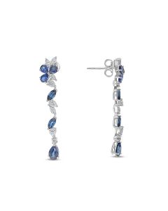 Pear Shape Sapphire Earring