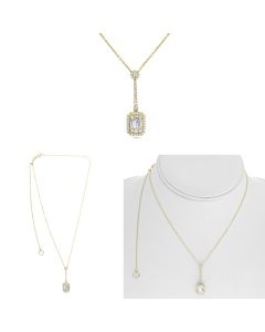 Baguette Diamond Necklace