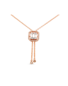 Baguette Diamond Necklace