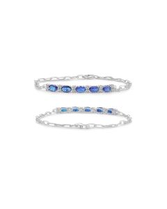 Oval Sapphire Bracelet