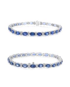 Oval Sapphire Bracelet