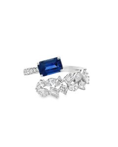 Cushion Sapphire Ring