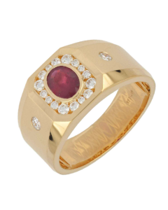Oval Ruby Ring