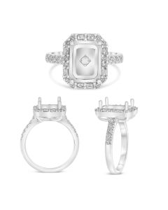 Emerald Cut Diamond Ring
