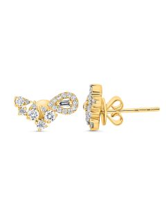 Baguette Diamond Earring