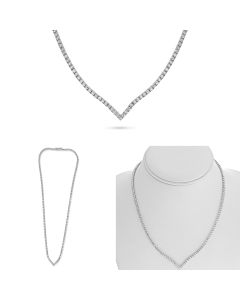 Round Diamond Necklace