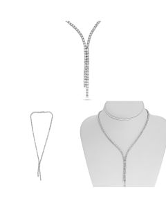 Intertwining Diamond Necklace