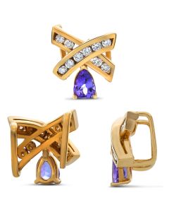 Pear Shape Tanzanite Pendant