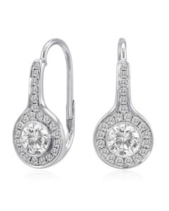Round Diamond Earring