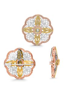 Radiant Fancy Yellow Diamond Pendant