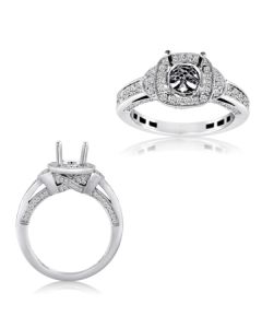 Cushion Diamond Ring
