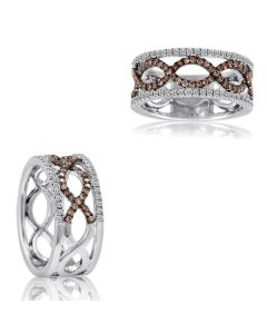 Champagne Diamond Ring