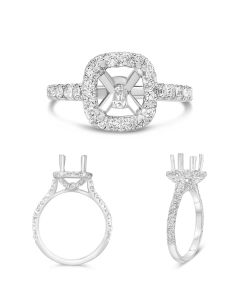 Cushion Diamond Ring