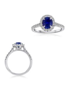 Oval Sapphire Ring