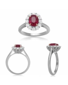Oval Ruby Ring