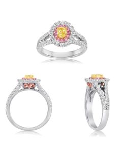 Oval Fancy Yellow Diamond Ring