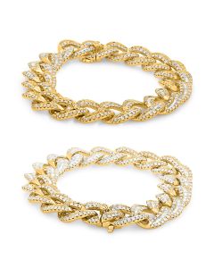 Yellow Gold Diamond Chain MB1037-2Bracelet