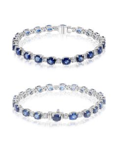 Oval Sapphire Bracelet