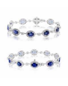 Oval Sapphire Bracelet