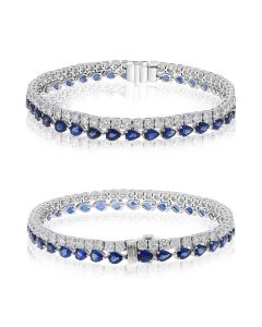 Pear Shape Sapphire Bracelet