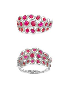 Mosaic Ruby Bracelet