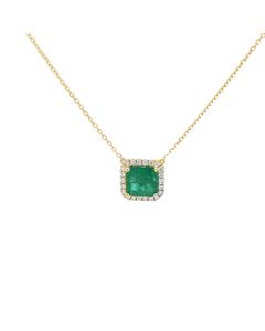 Radiant Emerald Necklace