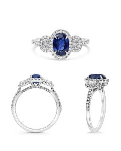 Oval Sapphire Ring