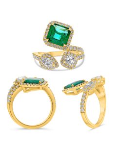 Emerald Cut Emerald Ring