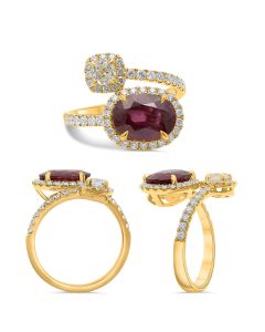 Oval Ruby Ring