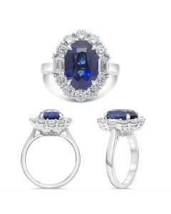 Oval Sapphire Ring