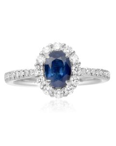Oval Sapphire Ring