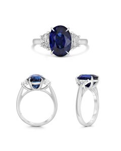 Oval Sapphire Ring