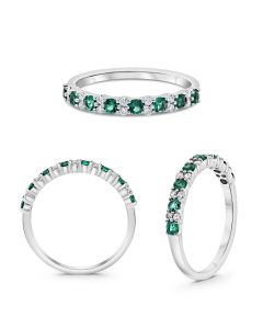Round Emerald Ring