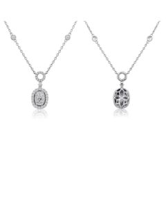 Oval Diamond Necklace