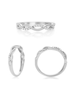 Wedding Band with Diamonds