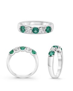 Round Emerald Ring