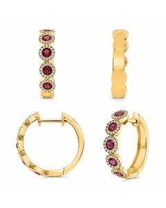 Ruby Earring