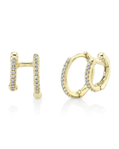 Round Diamond Earring