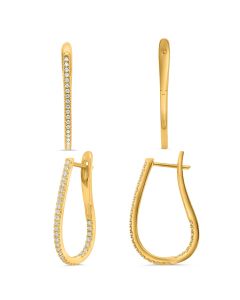 Round Diamond Earring