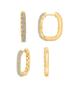 Round Diamond Earring