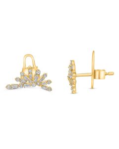 Baguette Diamond Earring