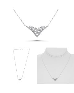 Baguette Diamond Necklace