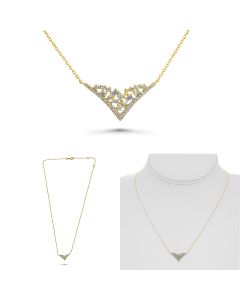 Baguette Diamond Necklace
