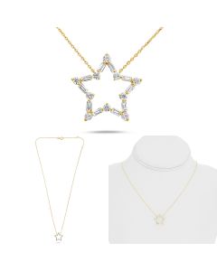 Baguette Diamond Necklace