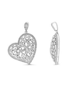 Heart Shape Diamond Necklace